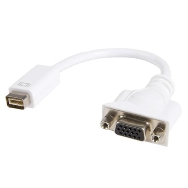 StarTech.com Adaptador Conversor Mini DVI a VGA - Mini DVI Macho - VGA Hembra - Blanco