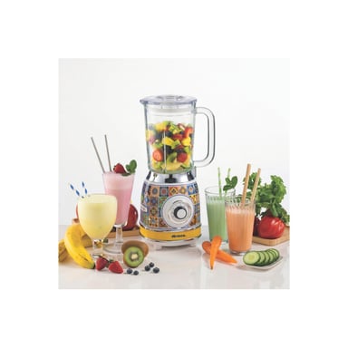 Batidora Ariete Vintage Bol de Cristal Positano 583POS Amarillo 1000W 1,5L