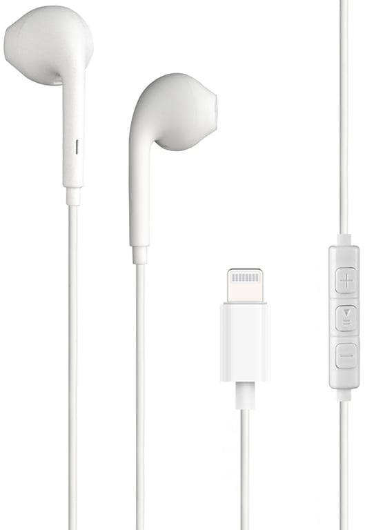 Ecouteurs Lightning Bouton Avec Télécommande Et Micro Bigben