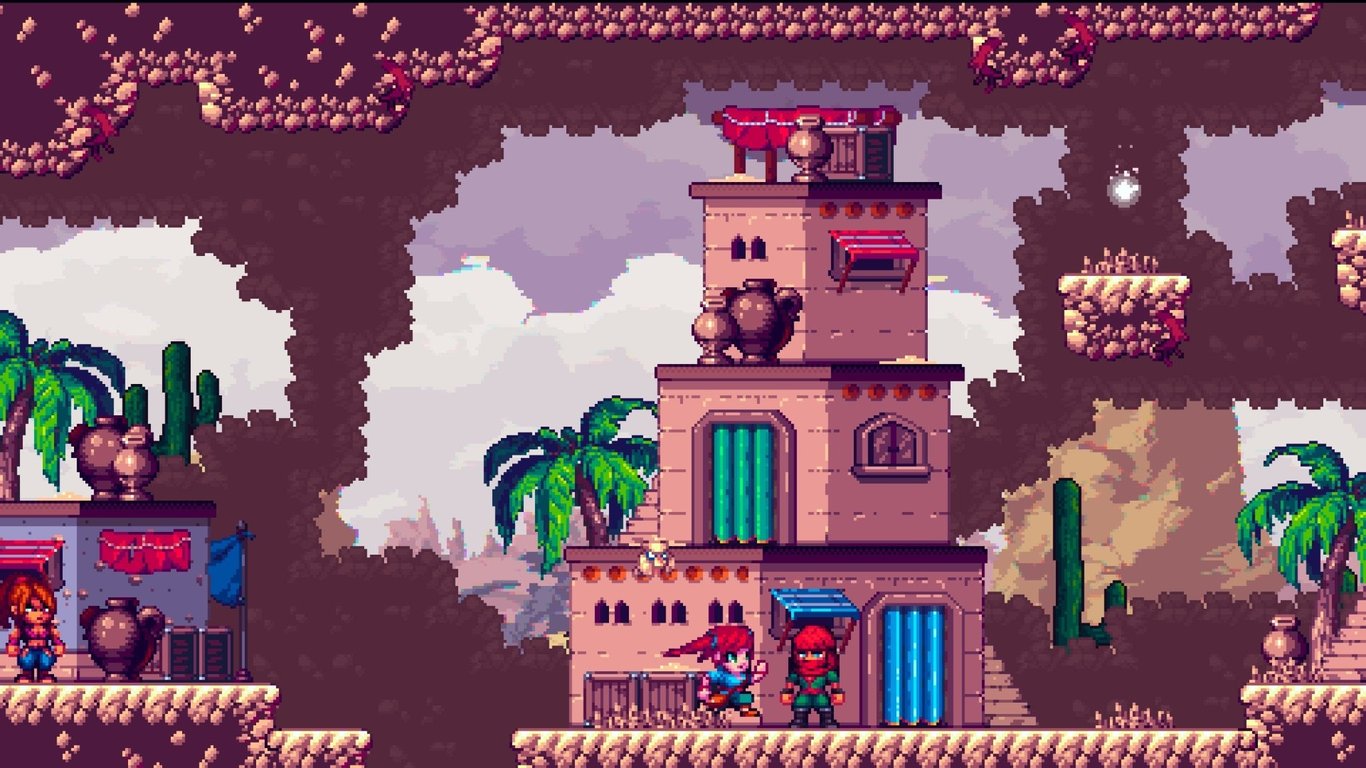 Jeu PS5 Wings of Endless Deluxe Edition JUST FOR GAMES Action RPG plateforme Pixel art Noir - Neuf