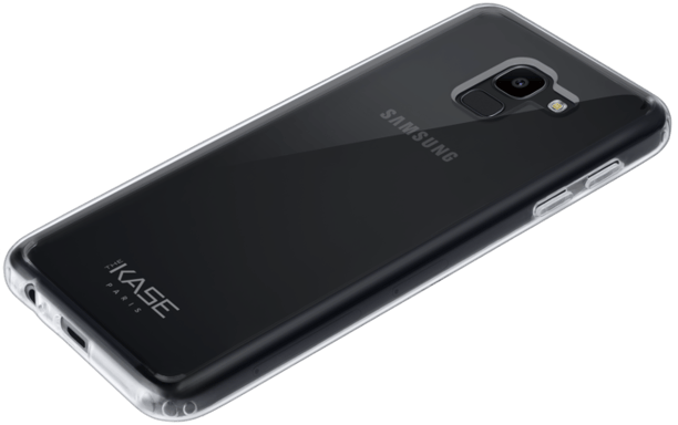 Coque hybride invisible pour Samsung Galaxy J6 2018, Transparente