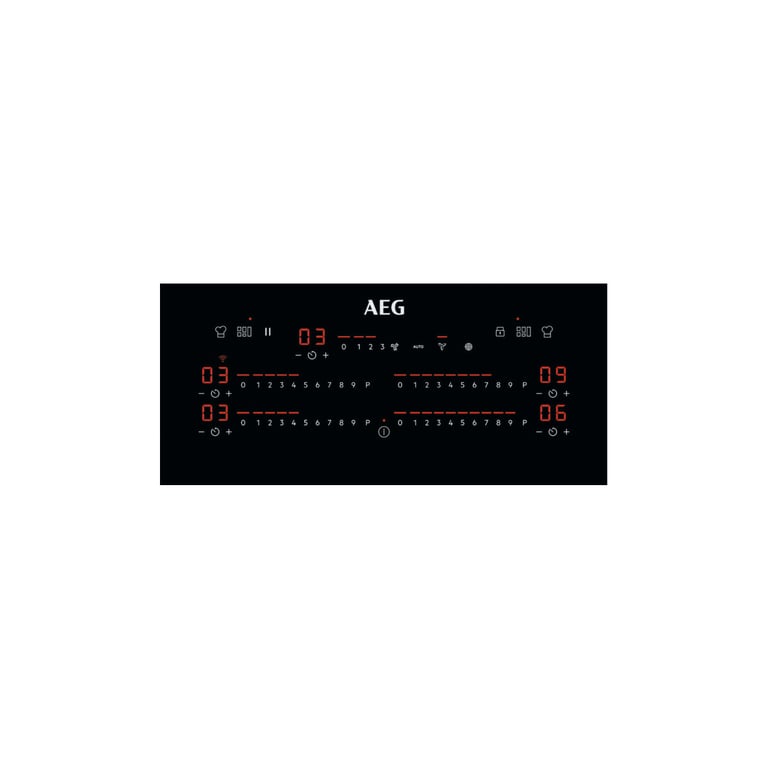 AEG CCE84779FB plaque Intégré 83 cm Plaque avec zone à induction 4 zone Hotte intégrée Neuf - vue 2