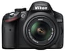 Nikon D3200 + Kit fotocamera reflex AF-S DX 18-55 mm G/VR 24,2 MP CMOS 6016 x 4000 pixel Nero