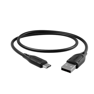 CYGNETT Cable de carga y transferencia USB-C a USB-A 60W Essentials 3A 1m Negro