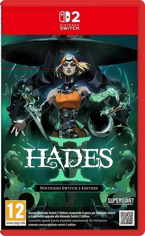 Nintendo HADES II SWITCH 2 EDITION Édition Nintendo Switch 2 Chinois simplifié, Chinois traditionnel, Allemand, Espagnol, Français, Italien, Japonais, Coréen, Portugais, Russe Nintendo Switch 2 - Neuf