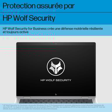 HP Elite x360 1040 G11 Wolf Pro Security Edition Intel Core Ultra 7 155H Hybrid (2-in-1) 35,6 cm (14'') WUXGA touchscreen 16 GB LPDDR5x-SDRAM 512 GB SSD Wi-Fi 6E (802.11ax) Windows 11 Pro AI PC Argento