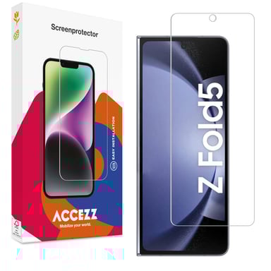 Accezz Protection d'écran en verre trempé pour Samsung Galaxy Z Fold 5