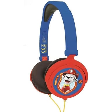 PAT PATROUILLE Cuffie stereo a filo pieghevoli per bambini con controllo del volume - LEXIBOOK