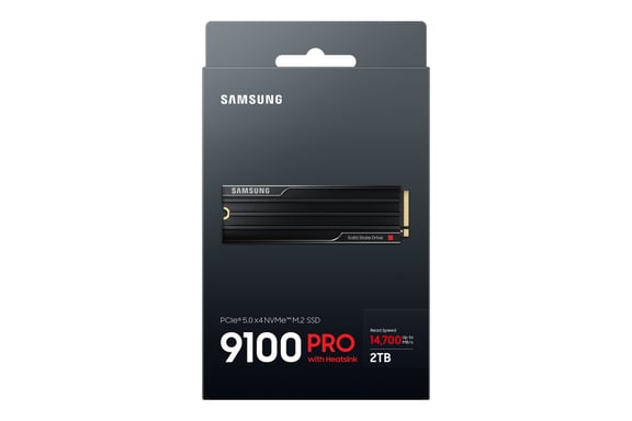 Samsung 9100 PRO Heatsink PCIe® 5.0 NVMe™ M.2 SSD - 2 TB