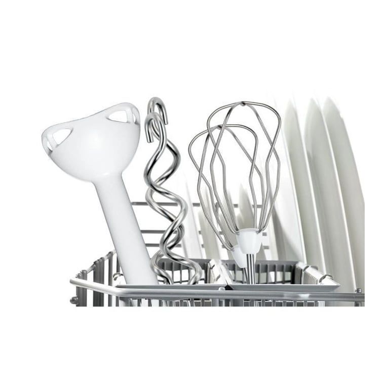 Batteur Bosch MFQ36440 5 vitesses 2 fouets / 2 crochets pétrisseurs inox Bol gradué avec couvercle / - vue 4