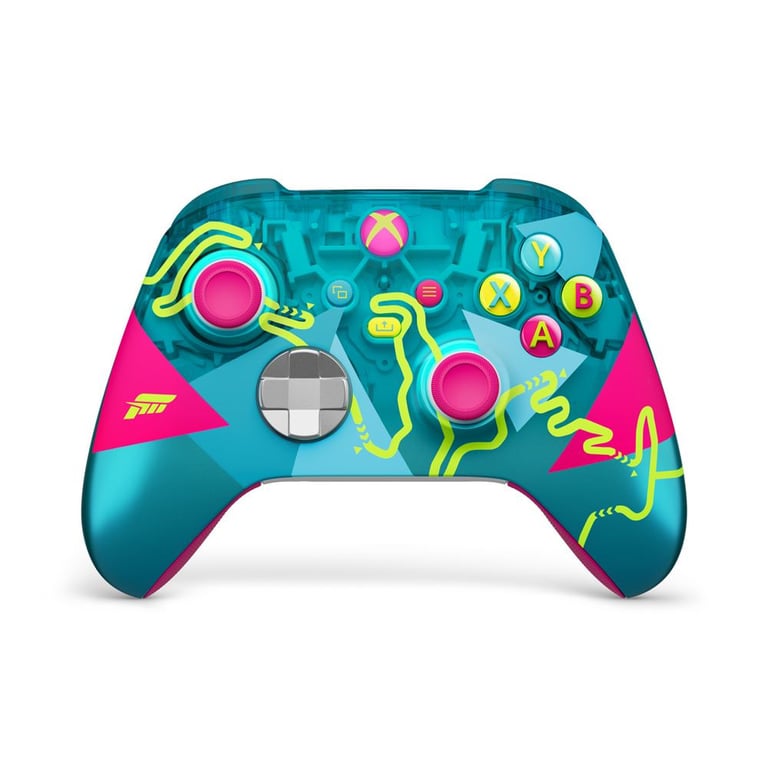 Manette sans fil Microsoft Xbox Wireless Controller édition limitée Forza Horizon 6 Noir/Pink/Vert - Neuf