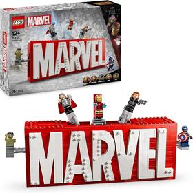 Lego 76313 Logotipo Marvel Y Minifiguras