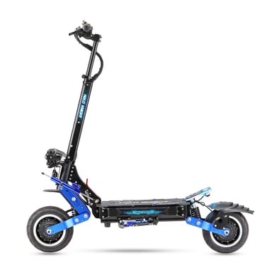 Trottinette Elettrica HALO KNIGHT T108Pro(2025) | Velocità Massima 80 km/h | Autonomia 60 km | Motore 3000W*2 | Batteria 60V 38.4Ah | Pnei da 11 PolliciT | Blu