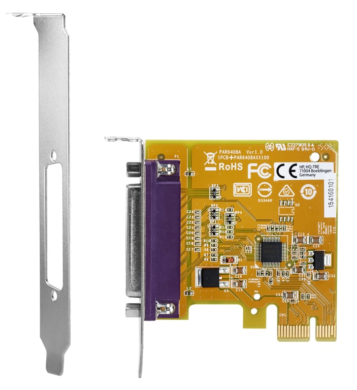 HP Tarjeta de puerto paralelo PCIe x1 - Nuevo