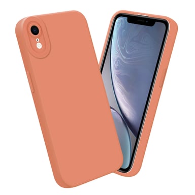 Coque pour Apple iPhone XR en FLUID ORANGE CLAIR Housse de protection Étui en silicone TPU flexible