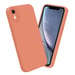 Coque pour Apple iPhone XR en FLUID ORANGE CLAIR Housse de protection Étui en silicone TPU flexible