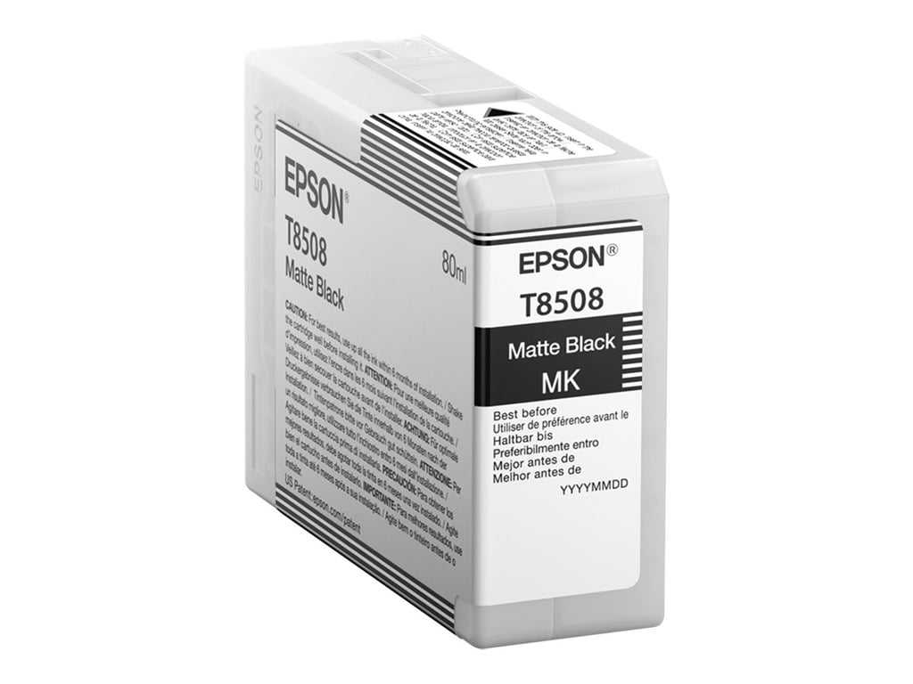EPSON Singlepack Matte Black T85080N UltraChrome HD ink 80ml - Neuf