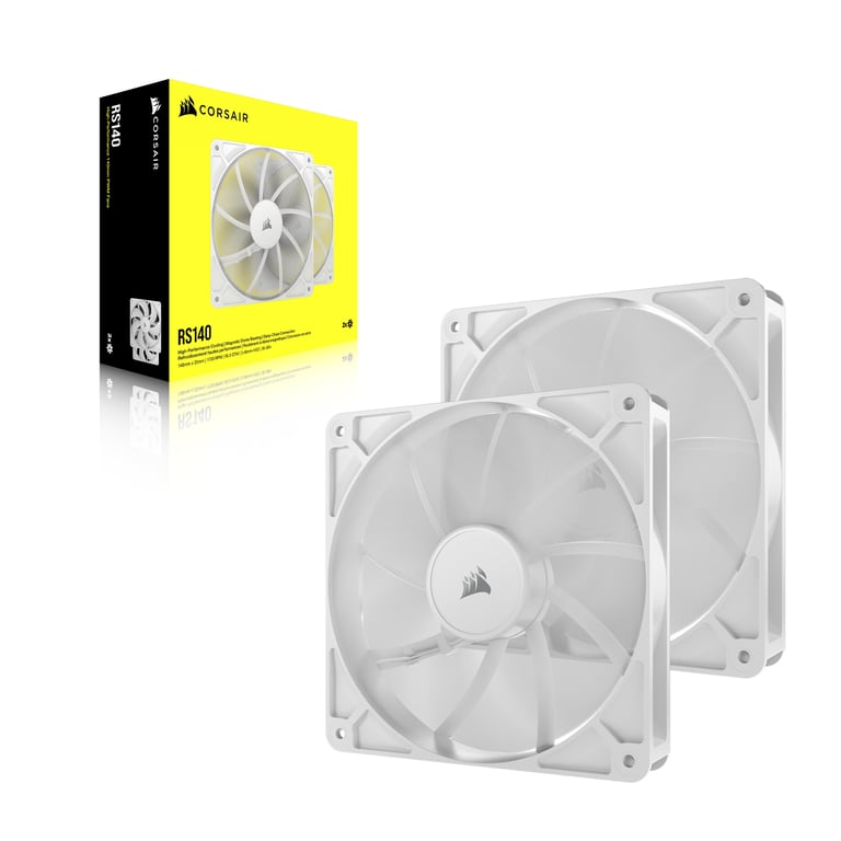 Corsair RS140 Boitier PC Ventilateur 14 cm Blanc 2 pièce(s) - Neuf