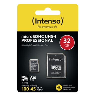 Intenso 3433480 memoria flash 32 GB MicroSDHC UHS-I Clase 10