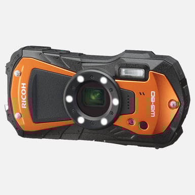 Ricoh WG-80 1/2.3'' Appareil-photo compact 16 MP CMOS 4608 x 3456 pixels Noir, Orange
