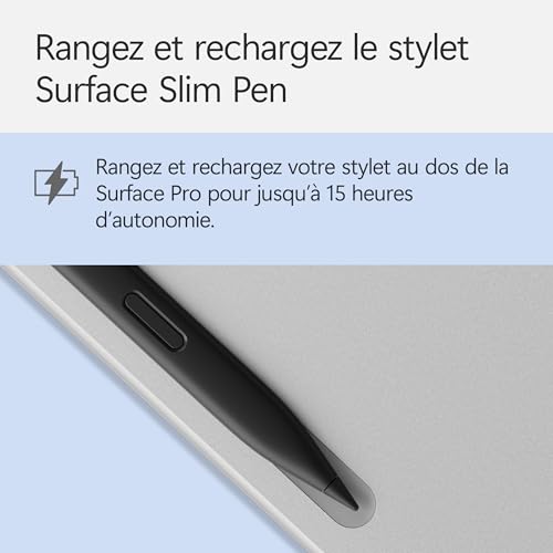 Clavier Azerty Microsoft Signature + Stylet Slim Pen 2 pour Surface Pro 12 - vue 6