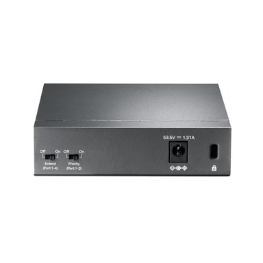 TP-Link TL-SF1005P Non-géré Fast Ethernet (10/100) Connexion Ethernet, supportant l'alimentation via ce port (PoE) Noir