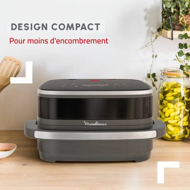 Moulinex AL402H Unique Autonome 2200 W Friteuse d'air chaud Gris