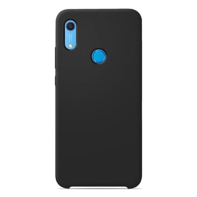 Coque silicone unie Soft Touch Noir compatible Huawei Y6S
