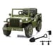 Jeep Willys MB Army Eléctrico 12V para Niños - Vehículo Todo Terreno