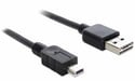 DeLOCK 1m USB 2.0 A - mini USB m/m cable USB USB A Mini-USB A Negro