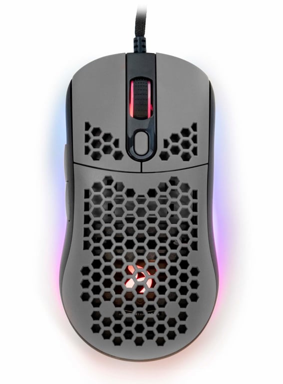 gaming Arozzi ultra Favo 16000 DPI Cable tressé RGB - vue 4