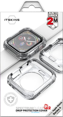Cover per Apple Watch Series 4 40 mm semirigida Spectrum Trasparente
