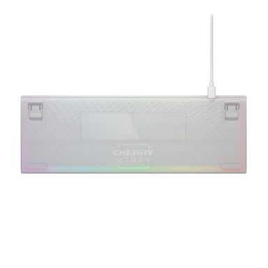 CHERRY K5V2 Compact clavier Gaming USB QWERTZ Allemand Blanc