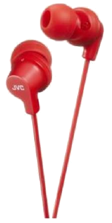 HA-FX10-R-E Ecouteurs rouges intra-auriculaires - Powerful Sound