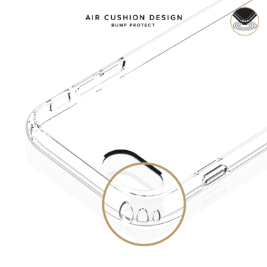 Carcasa híbrida invisible para Apple iPhone 6/6s/7/8/SE 2020/SE 2022, Transparente