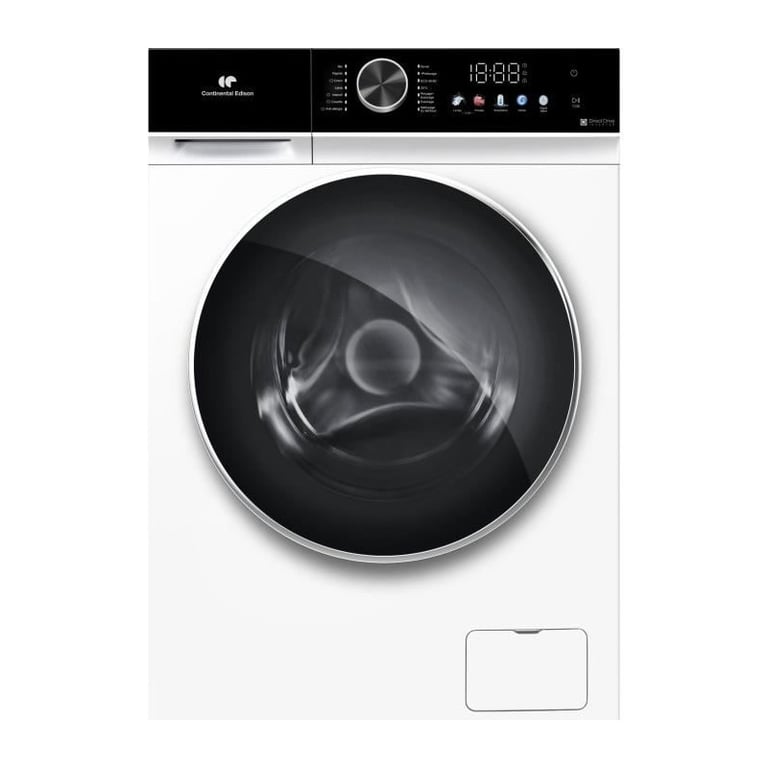 Lave linge hublot CONTINENTAL EDISON CELL1012DDW1 10kg Moteur induction directe 60 cm 1200 trsmin - vue 3