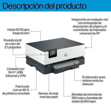 HP OfficeJet Pro 9110b Stampante GetTo Termico D'Inchiostro A4 4800 x 1200 dpi 22 ppm Wi-Fi