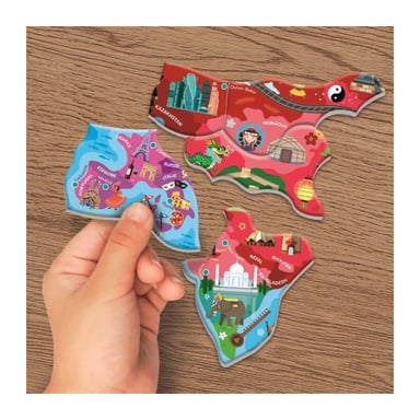 CLEMENTONI - El rompecabezas magnético del mundo