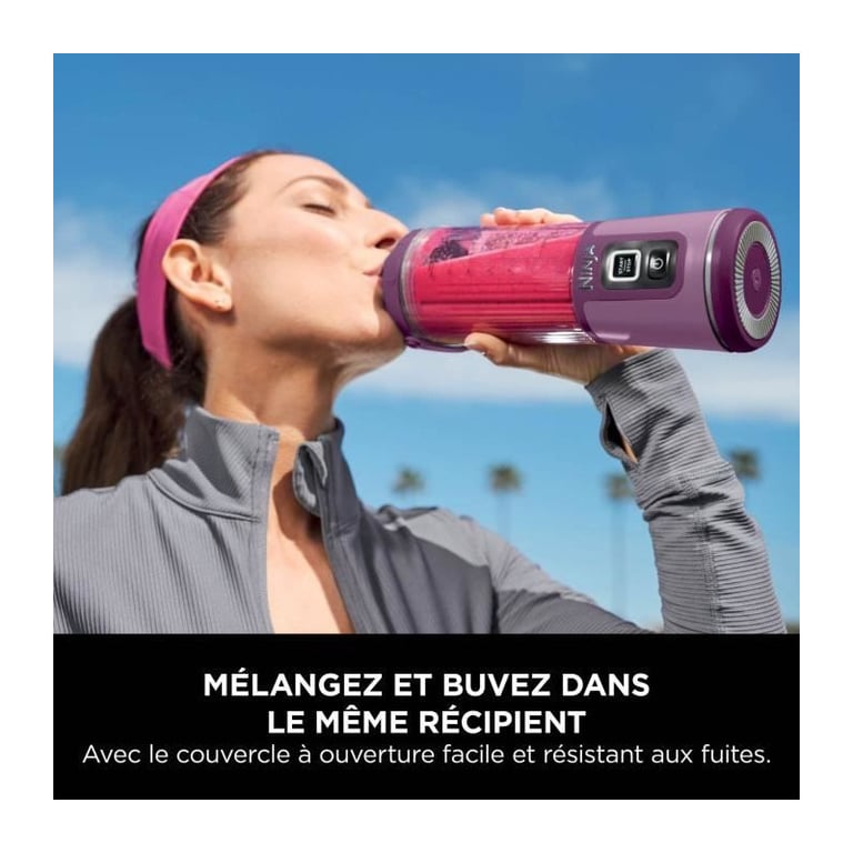 Blender portable sans fil NINJA Blast BC150EUPR 530 ml USB-C violet - Neuf