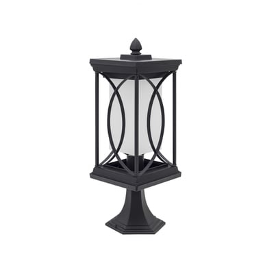 Abrila Garden Sobremuro Exterior Clásico 1×E27 IP, Negro, 39X16X16