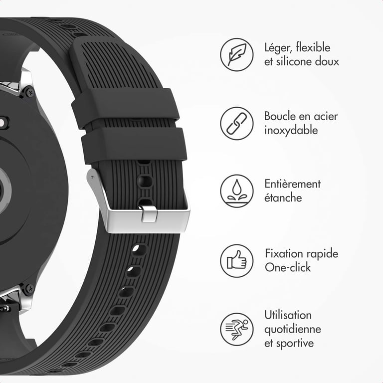 Bracelet imoshion pour OnePlus Watch 3 / 2 / 2R / Oppo Watch X Silicone - vue 9