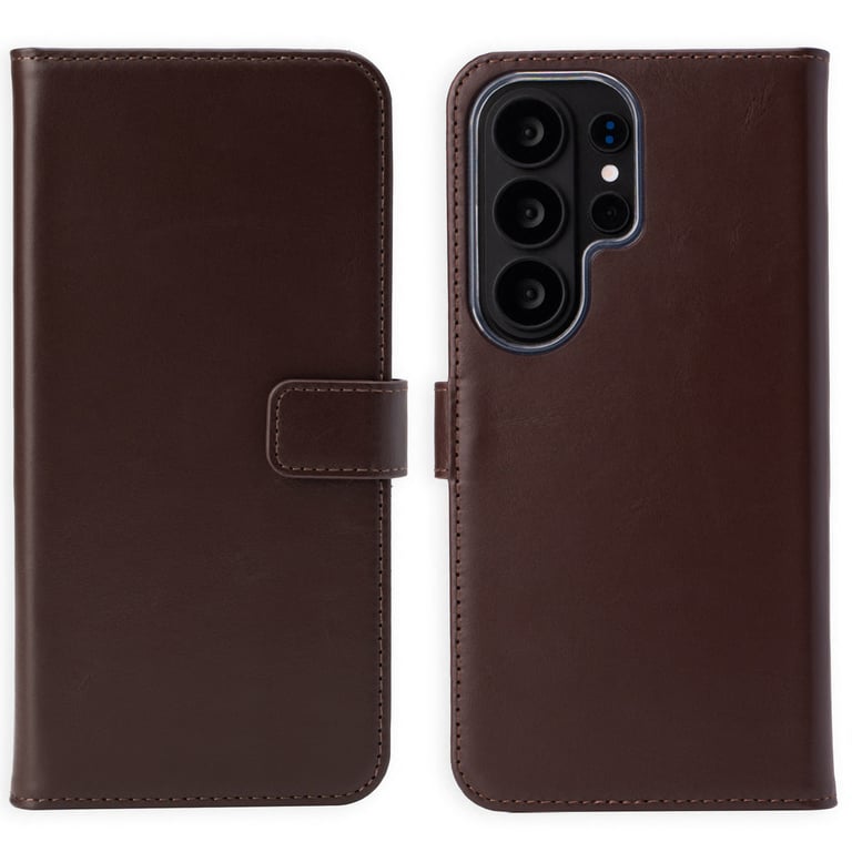 Selencia Étui portefeuille en cuir véritable pour Samsung Galaxy S26 Ultra Neuf