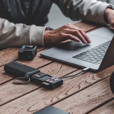 PGYTECH P-GM-163 lector de tarjeta USB 3.2 Gen 1 (3.1 Gen 1) Type-C Negro