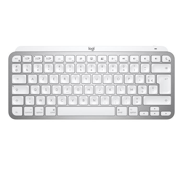 Clavier sans fil Logitech - MX Keys Mini - Pour MAC - Compact, Bluetooth,  rétroéclairé - Logitech
