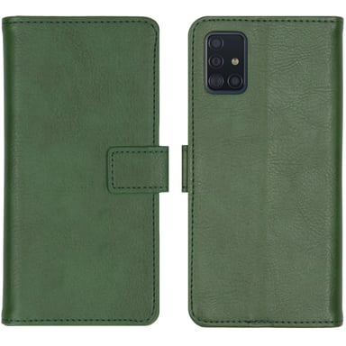 imoshion Étui de télephone portefeuille de luxe pour Samsung Galaxy A51 - Vert