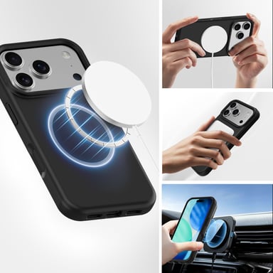 Custodia MagSafe in silicone per iPhone 17 Pro antigraffio