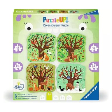 Puzzle educativo de las cuatro estaciones : Diversión y aprendizaje