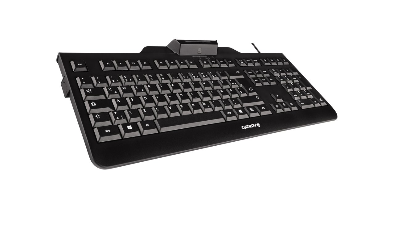 Clavier CHERRY KC 1000 SC – Filaire, QWERTY, Terminal de Carte à Puce - vue 6