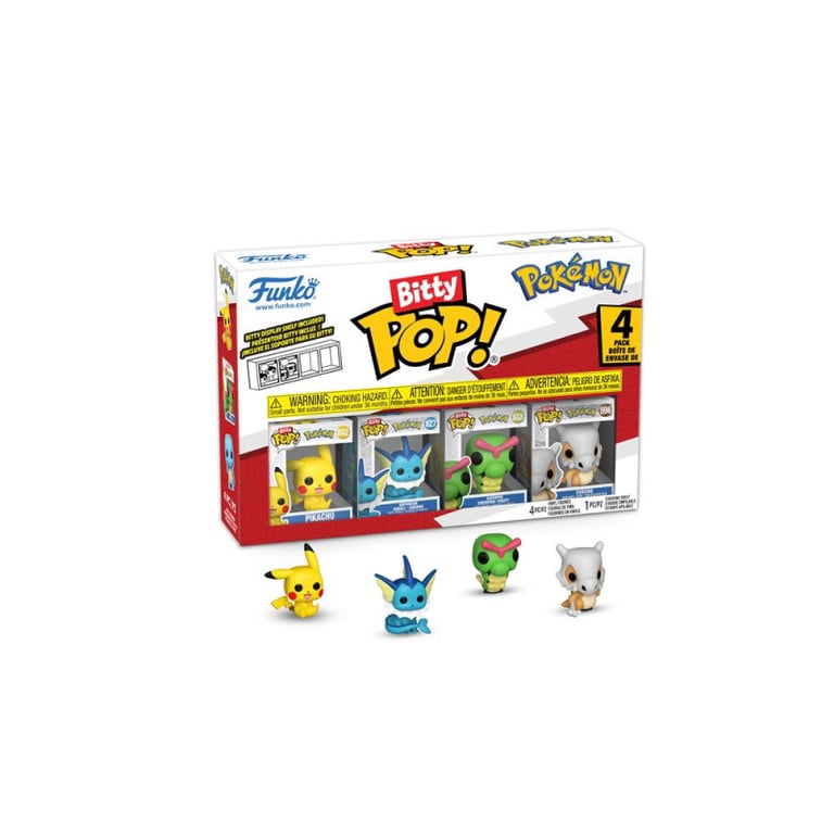 Pack de 4 figurines Funko Bitty Pop Pokémon Pikachu - Neuf