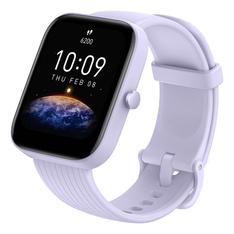 Amazfit Bip 3 4,29 cm (1.69 ) TFT 44 mm Numérique 240 x 280 pixels Écran tactile Bleu - Neuf